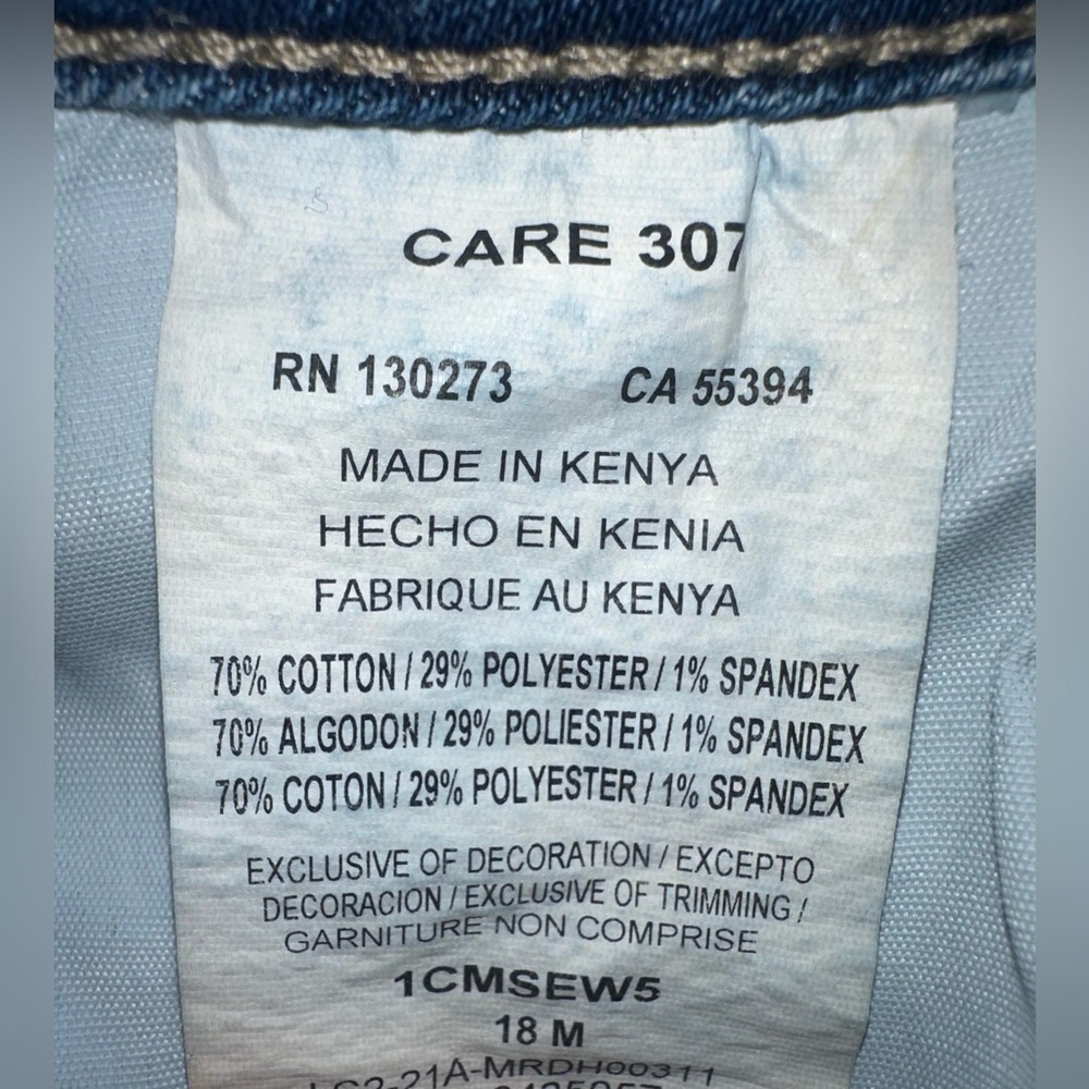 Lee Blue Regular Fit Jeans size 18 M - Picture 4 of 5